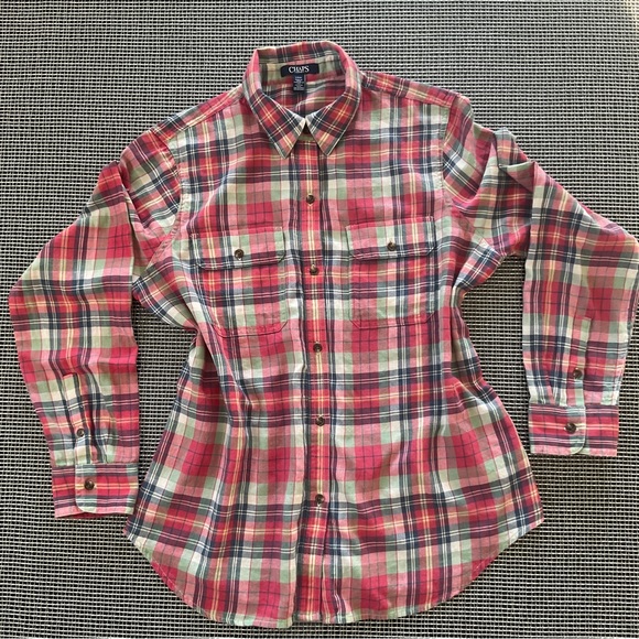 Chaps 100% Brushed Cotton Shirt - Picture 1 of 9